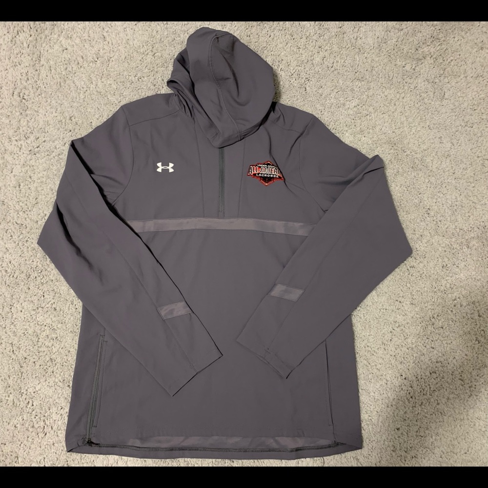 under armour long sleeve hoodie lightweight  ALL AMERICAN LACROSSE